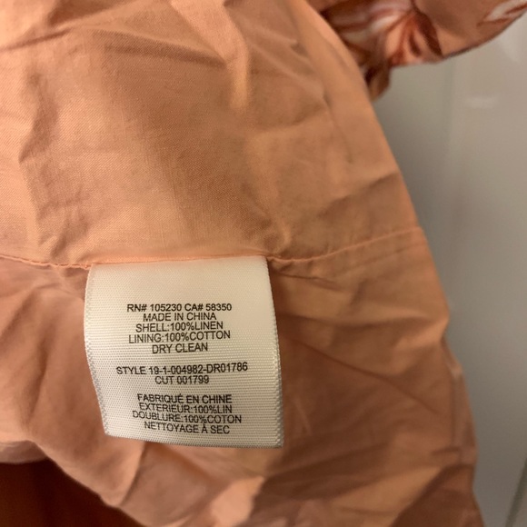 New Joie ethelda linen dress size small - Picture 5 of 8